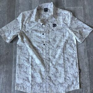Oakley White Patterned Men's Shirt